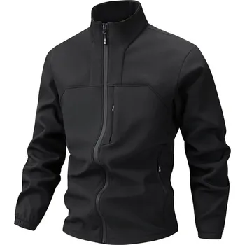 Best Fashion Pánský zimní kabát odolný větru a nepřízni počasí Barva: Černá, Velikost: 4XL