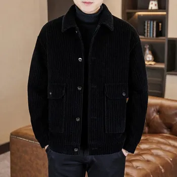 Pánský kabát Best Fashion Pánský zateplený kabát volného střihu Barva: Černá, Velikost: 4XL