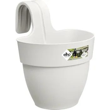 Květináč Květináč plastový ELHO Vibia Campana Easy Hanger S bílý 24cm