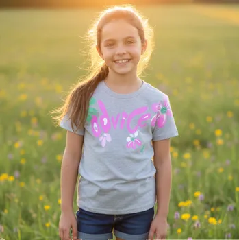 Dívčí oblečení DÍVČÍ TRIČKO šedé Kugo HC9334