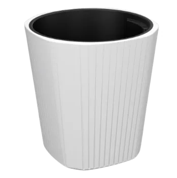 Květináč LAMELA MUZA květináč bílá 39x39x41cm