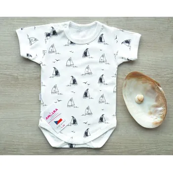 AMÁLKA Body s krátkým rukávem, lodičky Velikost: 80