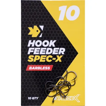 Rybářský háček Feeder expert Spec-X Hook Háčky bez protihrotu na přívlač 10 ks