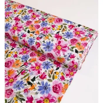 Viskóza RADIANCE Flowers Polly digital print