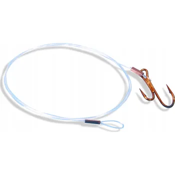 Návazec Saenger Fluorocarbon s háčkem Ryderhaken, fluorocarbon 4 kg, 55 cm