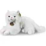 Plyšová kočka perská bílá 30 cm, ECO-FRIENDLY