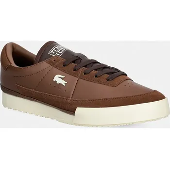Dámská obuv Kožené tenisky Lacoste Aura Sneakers 51SMA0066 hnědá 89X, EUR 45