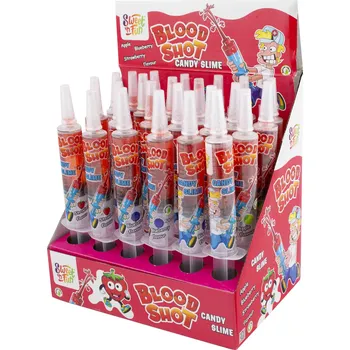 Bonbon Blood Shot Candy Slime – injekční stříkačka s&nbsp;jedlým slizem 20g