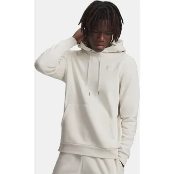 Pánská mikina Pánská mikina Under Armour UA Icon Fleece Hoodie-WHT 1373880-110 Bílá 3XL