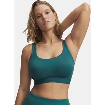 Dámské spodní prádlo Under Armour Dámská podprsenka UA Effortless High Br 6011263-338 Zelená XS D-DD