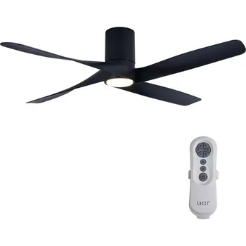 Lucci air 213351 - LED Stmívatelný ventilátor RIVIERA 1xGX53/12W/230V černá + DO