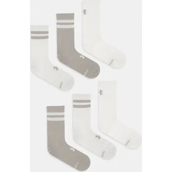 Ponožky Under Armour 6-pack 1387058 béžová 80B, vel. S