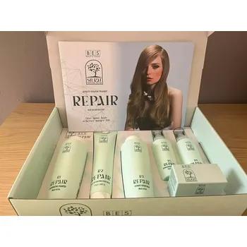 Kosmetická sada BES Silkat Repair Box R1–R6 | Profesionální 6kroková regenerace vlasů po barvení a zesvětlování