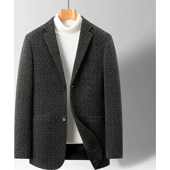 Best Fashion Pánské lehké sako v moderním business stylu Barva: Tmavě Šedá, Velikost: 4XL