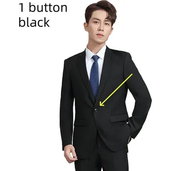 Pánský oblek Best Fashion Pánský formální oblek pro slavnostní příležitosti Barva: Grafitová, Velikost: S