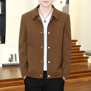 Best Fashion Pánská ležérní cargo bunda se stojáčkem Barva: Hnědá, Velikost: XXS