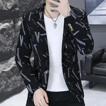 Best Fashion Pánské elegantní sako pro formální příležitosti Barva: Černá, Velikost: XL