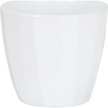 Obal na květináč Obal na květináč ALASKA WEISS 939 keramika bílá 10cm