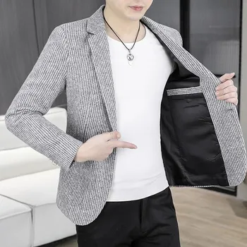 Best Fashion Pánské jednobarevné sako pro business i volný čas Barva: Světle Šedá, Velikost: XL