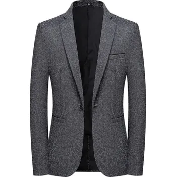 Best Fashion Pánské univerzální sako pro formální styl Barva: Tmavě Šedá, Velikost: XXS