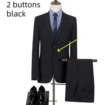 Pánský oblek Best Fashion Pánský formální oblek pro slavnostní příležitosti Barva: Černá, Velikost: 4XL