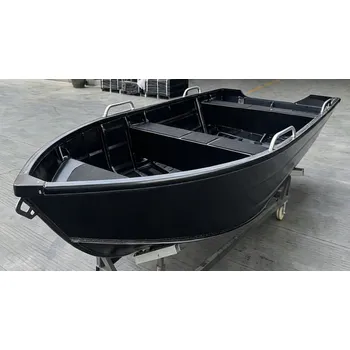 Člun KX380 black hliníkový člun boat007