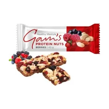 Gam's Proteín Nuts Tyčinka Lesní Ovoce 40g