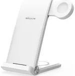 Nillkin PowerTrio 3v1 Bezdrátová Nabíječka pro Huawei Watch White