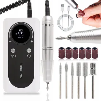 Bruska na nehty MANIKÚRA PEDIKÚRA AKUMULÁTOROVÁ MOBILNÍ 45000 ot./min