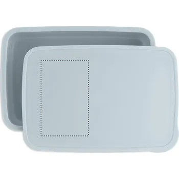 Příbor Obědová krabička s příbory TAMPONOVÝ TISK (MAX. 1 BARVA, 80X50MM) 1 barva 5 LID LEFT