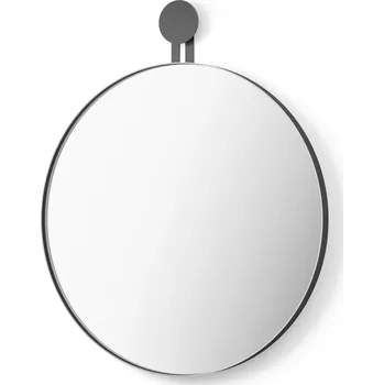 Zrcadlo ZACK Nástěnné zrcadlo MORMA, kulaté, černé