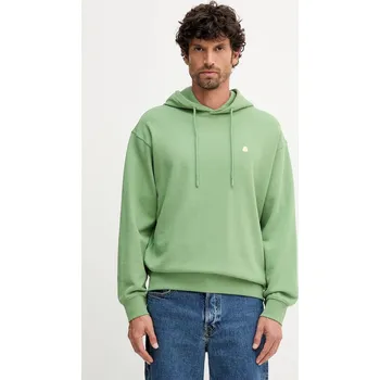 Pánská mikina Bavlněná mikina United Colors of Benetton 342ZU201K zelená 91X, vel. S