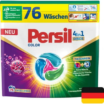 Kapsle na praní Persil Discs 76 ks Color 1,292 kg (Dovoz: Německo)