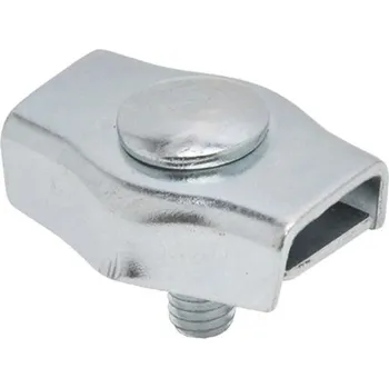 Spojka ohradníkového lanka do 6 mm, kovová, pozink, 5 ks