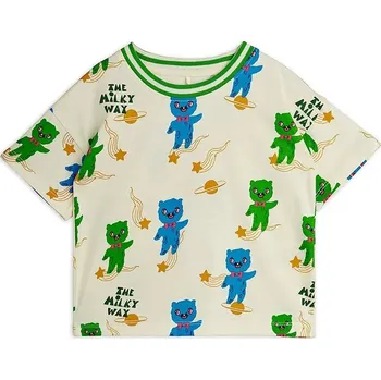 Chlapecké tričko Dětské bavlněné tričko Mini Rodini Alien 26220130 béžová 01X, vel. 92-98