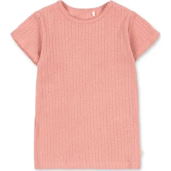 Chlapecké tričko Dětské bavlněné tričko Konges Sløjd MINNIE TEE GOTS KS105210.PPY2 růžová 38X, vel. 104