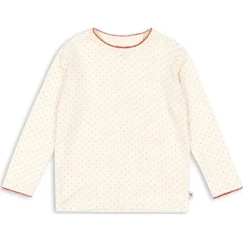 Chlapecké tričko Dětské tričko s dlouhým rukávem Konges Sløjd MIMMI MODAL BLOUSE KS104991.PPY2 béžová 01A, vel. 104