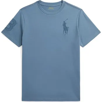 Chlapecké tričko Dětské bavlněné tričko Polo Ralph Lauren 323832907503 modrá 95X, vel. 150-161