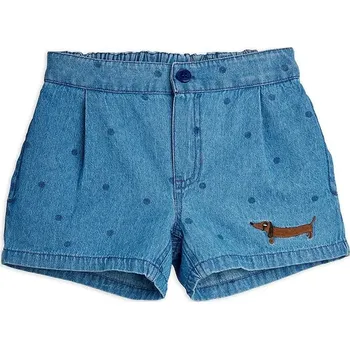Chlapecké kraťasy Dětské riflové kraťasy Mini Rodini denim dots 26230152 modrá 55X, vel. 104-110