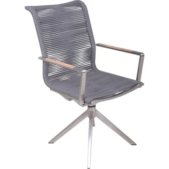 Šedá kovová zahradní židle Rubiera – Garden Pleasure ID_1664942