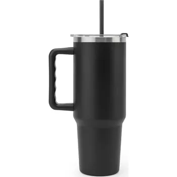 Termohrnek STRICKER Velký cestovní hrnek z nerezové oceli JOYNER XL Barva: černá