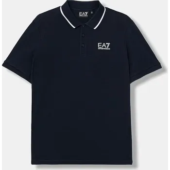 Chlapecké tričko Dětské polo tričko EA7 Emporio Armani 7B000023.AF12901 námořnická modř 59X, vel. 164