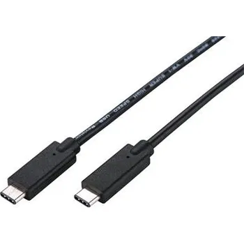 Kabel C-TECH USB 3.2, Type-C (CM/CM), PD 100W, 20Gbps, 1m, černý