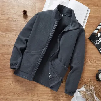 Pánská softshellová bunda Best Fashion Pánská ležérní bunda pro každodenní nošení Barva: Šedá, Velikost: 5XL