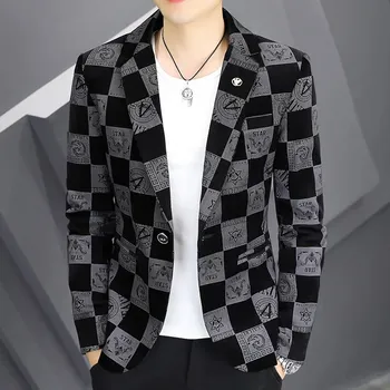 Pánské sako Best Fashion Pánské moderní sako pro společenské akce Barva: Šedá, Velikost: 3XL