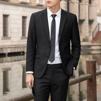 Pánský oblek Best Fashion Pánský business oblek pro práci i slavnostní příležitosti Barva: Černá, Velikost: 3XL