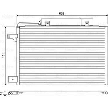 Výparník klimatizace Kondenzátor, klimatizace VALEO 814376