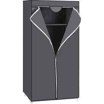 Šatní skříň Songmics TEXA Látková skříň 75 cm šedá