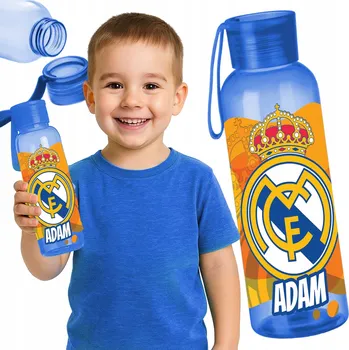 Láhev ŠKOLNÍ LÁHEV LAHEV NA PITÍ NA VODU TRITAN PRO DĚTI REAL MADRID MADRID MBAPPE