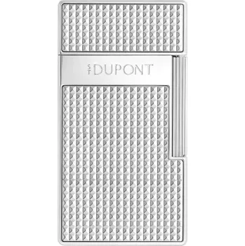 Zapalovač S.T. DUPONT - BIGGY - DIAMOND HEAD SILVER - Turbo zapalovač